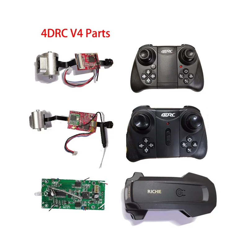 4DRC V4 RICHIE Mini Rc Drone 4K Camera PCB Board Controller 4D-V4 Receiver Spare Parts