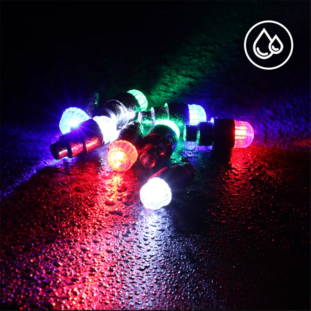 Tyre Valve Caps Light Bicycle Lights Motion Sensor LED Lights with Batteries Bike Spoke Light Motorcycle Car Bicycle Accessories