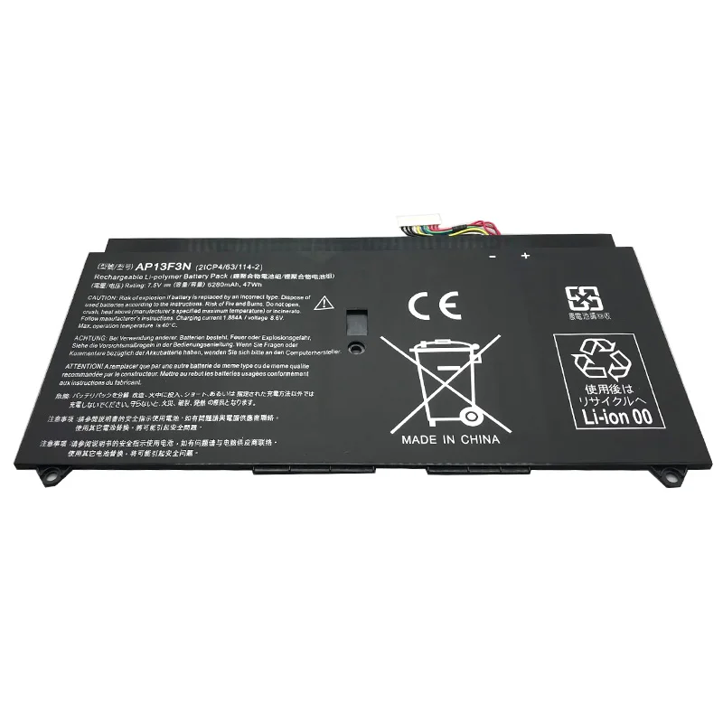 Imagem -03 - Lmdtk Novo Ap13f3n Bateria do Portátil para Acer Aspire S7392 S7-392-9890 S7-3916822 Ultrabook 7.5v 6280mah 47wh