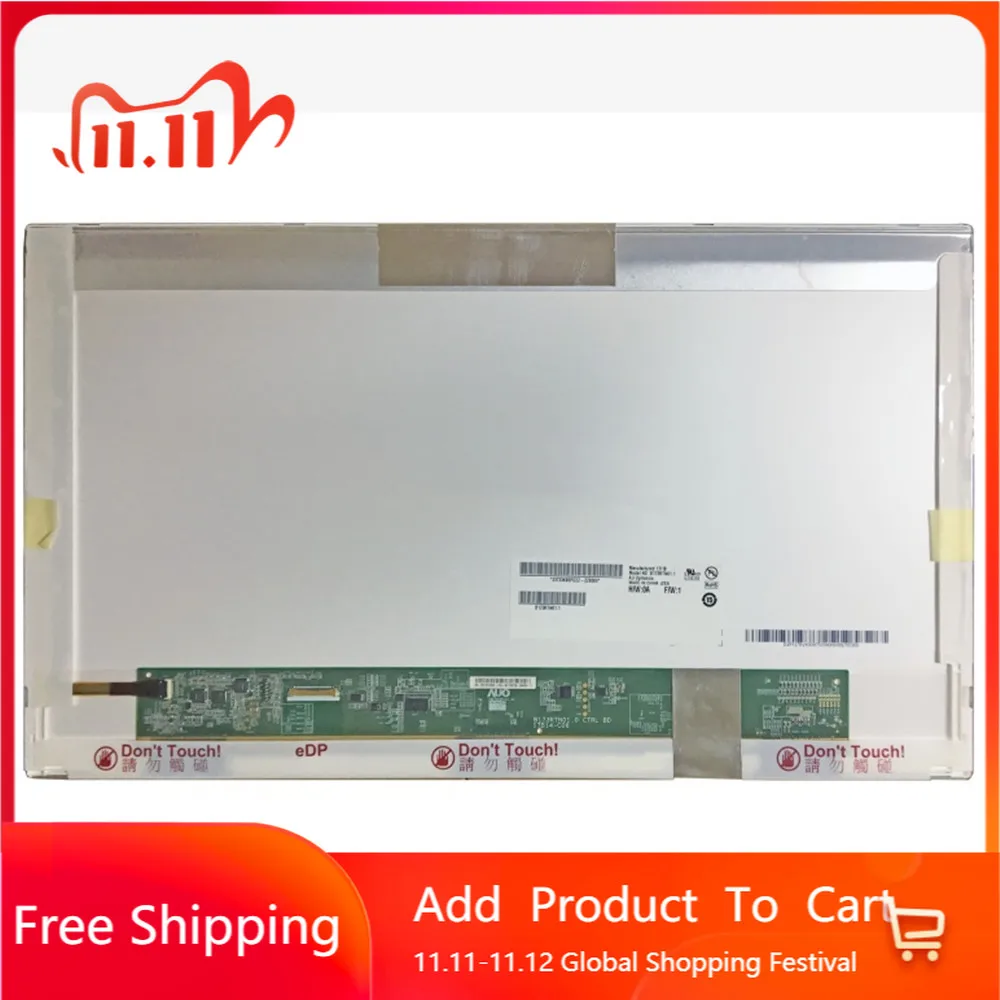 

17.3 inch Gaming Laptop LCD Screen B173HW02 V1 EDP 40PINS 60HZ FHD 1920*1080 LCD Replacement Display Panel