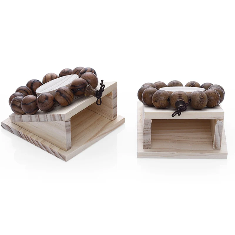 New ArrivalSolid Wood Creative Bracelet Tray Bracelet Holder Jewelry Storage Tray Counter Jewelry Display Rack Prop Display Tray