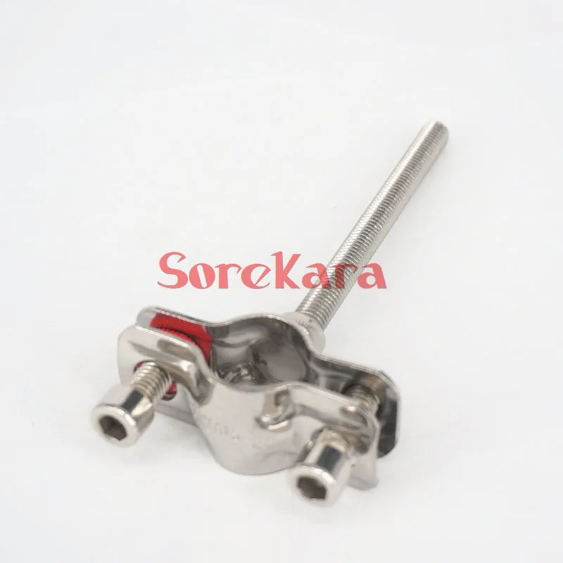 

Thread Length 50mm Fit Tube O.D 51-76mm 304 Stainless Steel Clamp Clip Support bracket with M8 Screw Pole