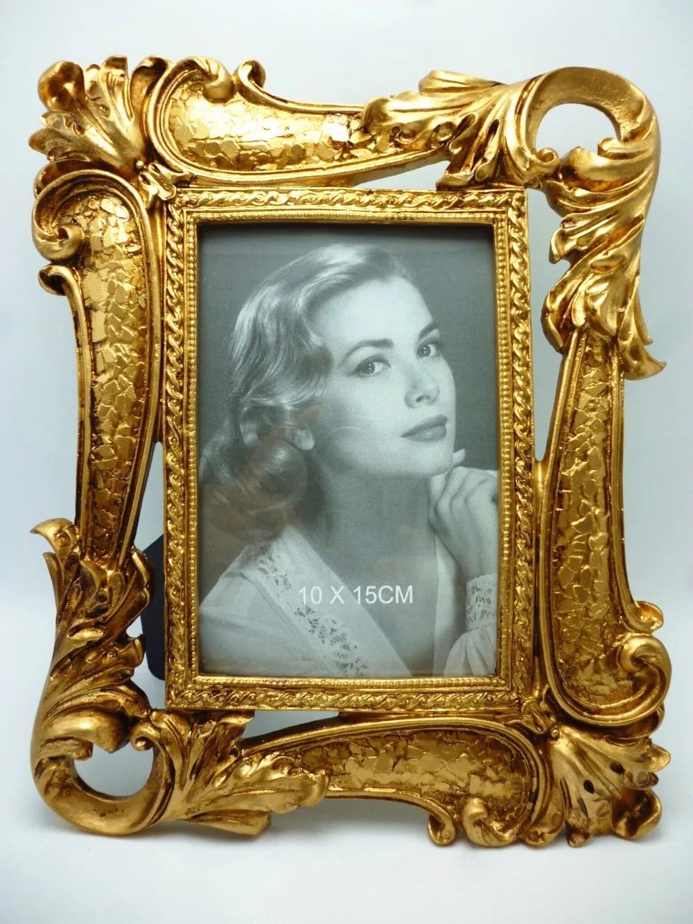 

Retro pattern carving photo frame silicone mold making resin plaster concrete photo frame suitable for home wall decoration