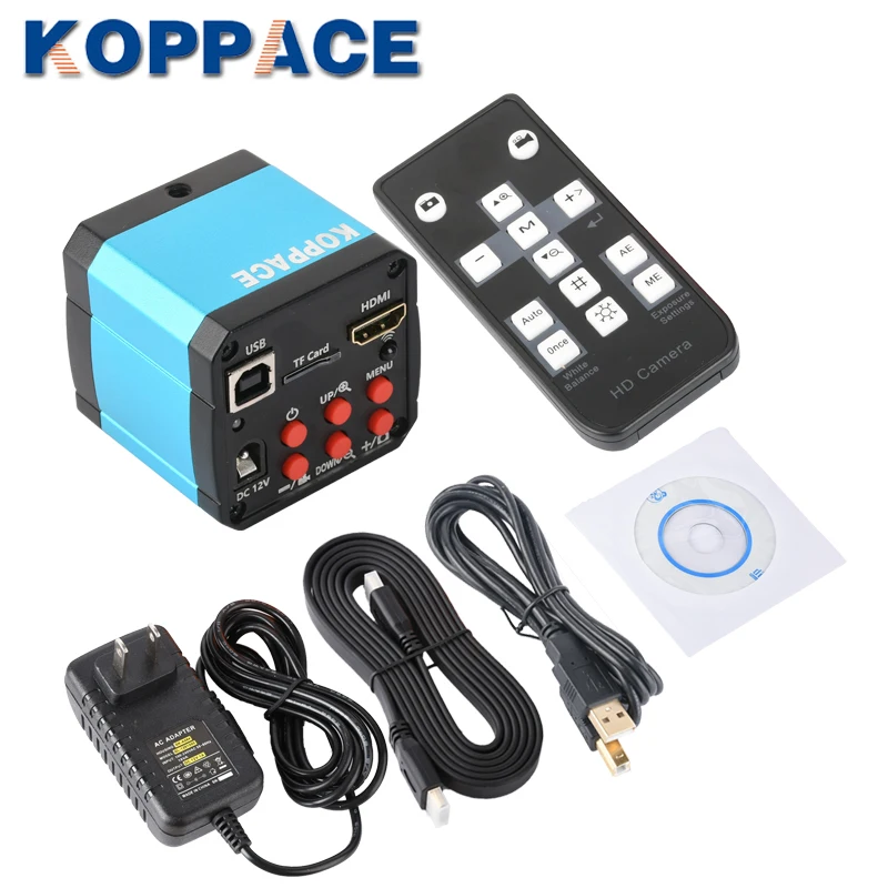 KOPPACE 17X-216X Mobile Phone Repair Microscope 21 Million Pixel HD Microscope Camera Can Take Pictures 13.3-inch HD Monitor