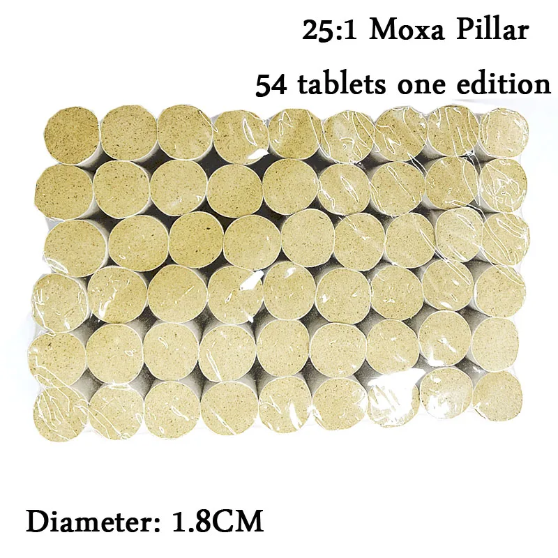 Fine Moxa Pillar High-quality Proportion Moxibustion 54 Capsules for Shoulder and Neck Pain, Back and Back Conditioning