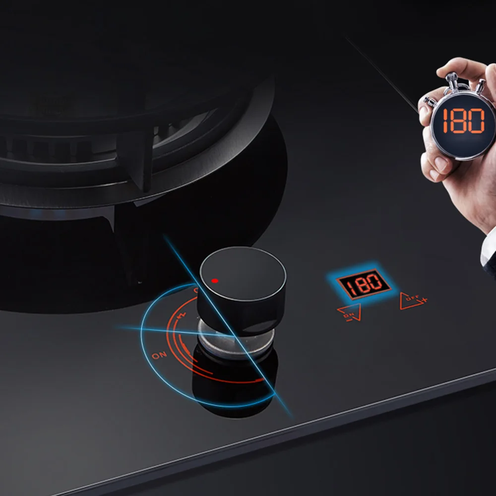 موقد غاز 5000 وات مدمج ، غاز طبيعي مسال ، للاستخدام المنزلي