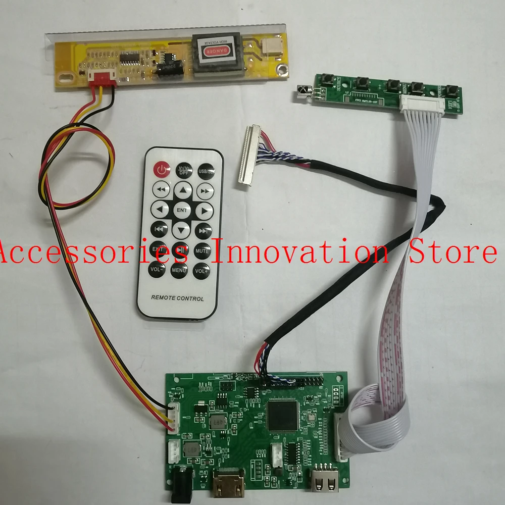 New HDMI+USB+Audio Monitor Kit for B156XW01 V0 / V.0 V1 / V.1 V2 1366X768 LCD LED Screen Controller Driver Board Panel 30Pins