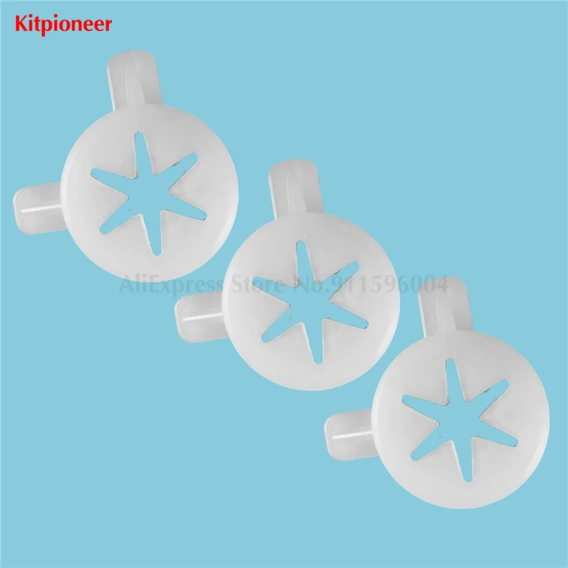 3 In 1 Set Quality Ice Cream Machine Modelling Cap Stars Noodles Shaped Moulding Caps Soft Service Output Heads Nozzle