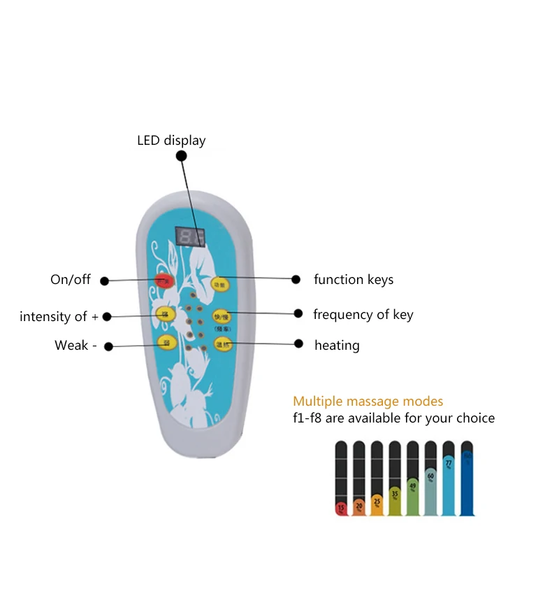 Electric massage mattress multifunctional massage device massage cushion full-body equipment,