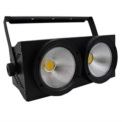 200W LED COB Wash Audience Light 2eye 2x100W Flood Stage Light LED Matrix Blinder Light DMX Stage Uplighting For Show Conce