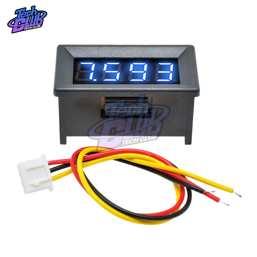 Mini Digital Voltmeter Ammeter DC 0V-100V Panel Amp Volt Voltage Current Meter Tester Detector 0.56\