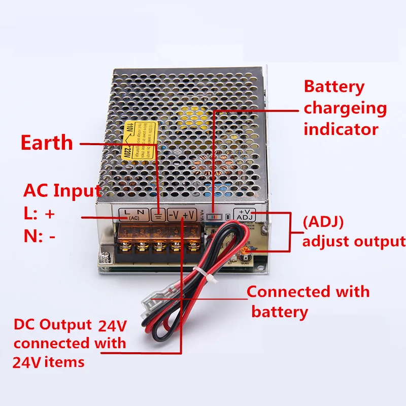 CHUX 12V Switching Power Supply Universal AC UPS Charge Type Switching Power Supply 12V 120w (SC120W-12)