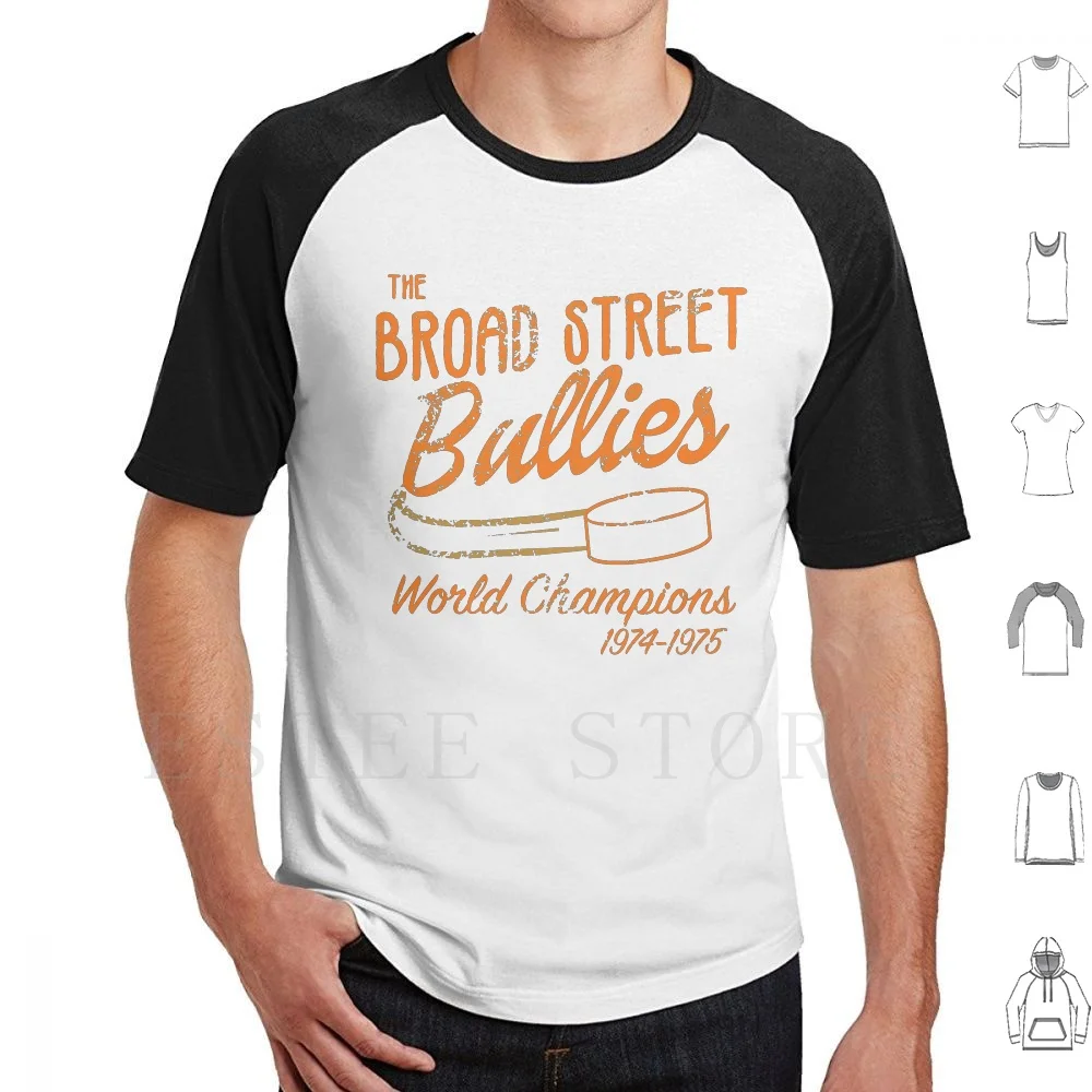 Broad Street Bullies Shirt T Shirt DIY Big Size 100% Cotton Broad Street Bullies Funny Hockey Gritty Flyer Veterans Stadium The
