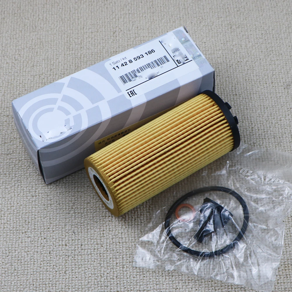 11428593186 For BMW Mini X1 F48 M135i F40 X2 F39 F45 F56 F55 2018 2019 Oil Filter 11 42 8 593 186