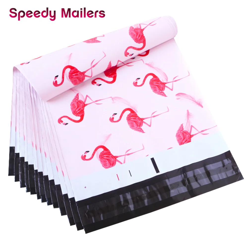 Speedy Mailers 24 Design 10PCS/Pack Colorful Poly Mailer Creative Printing Poly Mailer Self Seal Plastic Packing Envelope Bags