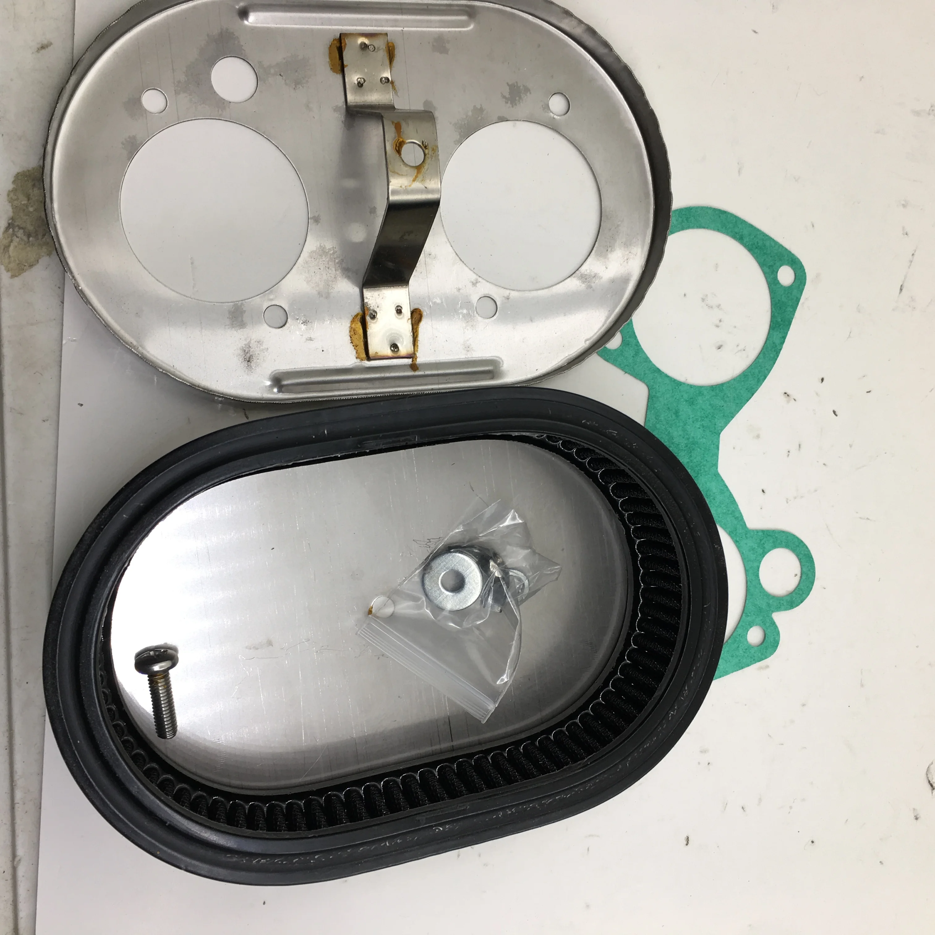 SherryBerg FAJS EMPI AIR FILTER air cleaner for Dellorto DHLA Weber DCOE Stainless Air Filter 45MM 1.8“ DEEP carburetor filter