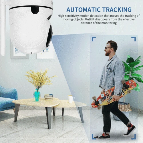 Imagen 2 del producto INQMEGA-cámara IP inalámbrica en la nube de 2MP, seguimiento automático inteligente de personas, vigilancia de seguridad del hogar, red CCTV, cámara Wifi, TUYA