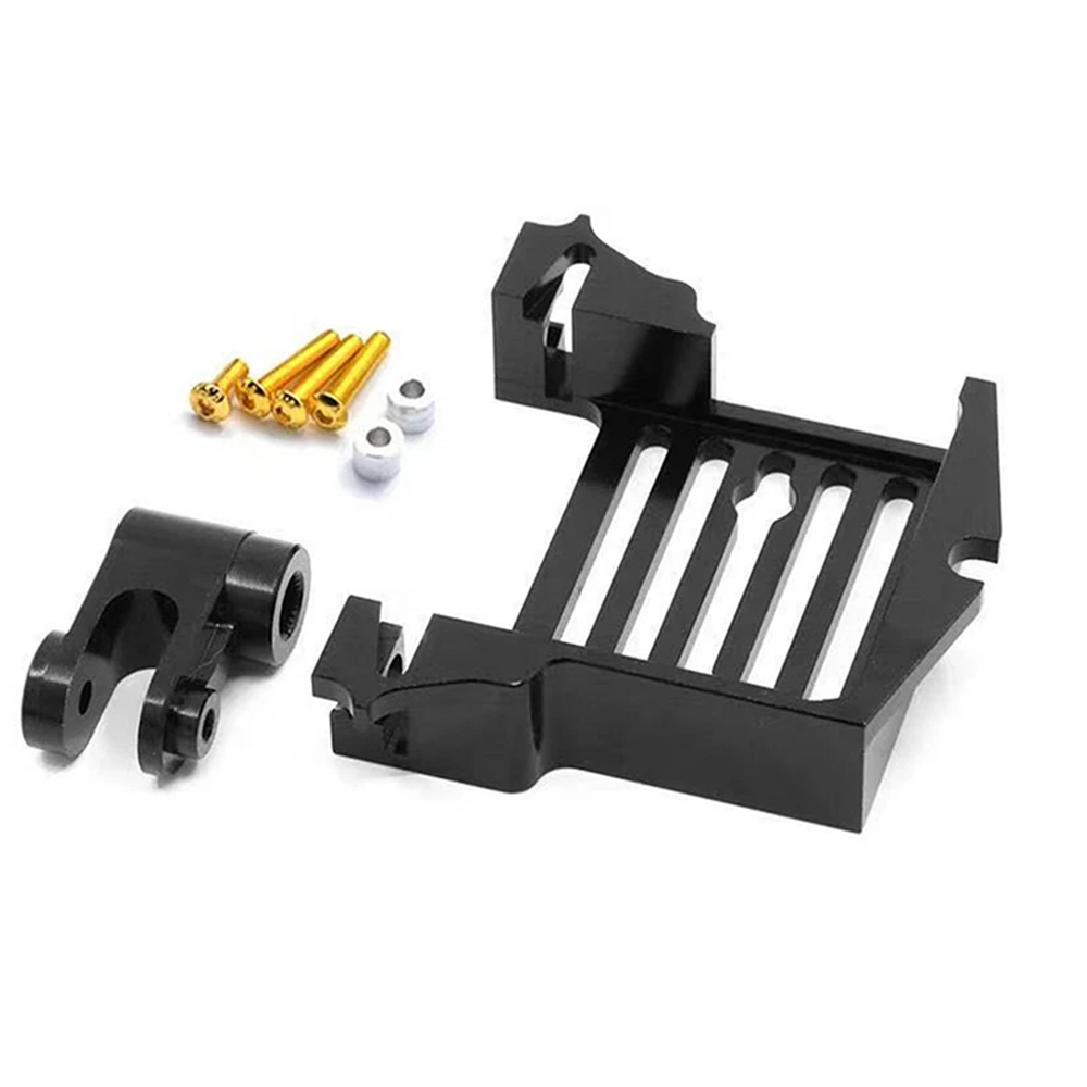 

Metal Steering Gear Bracket Servo Base w/ Steering Arm for X-Maxx RC Car Modification Accessories