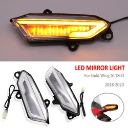 For Honda Goldwing Gold Wing GL1800 GL 1800 F6B 2018-2020 Motorcycle LED Front Side Rearview Mirror Turn Signal Indicator Light