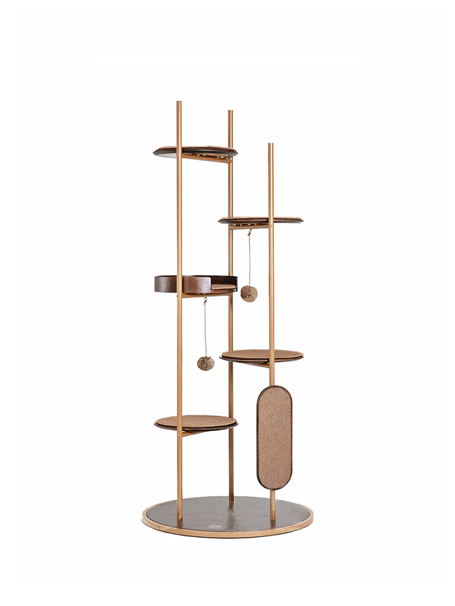 GY Minimalist Cat Climbing Frame Design Cat Tower Large Cat Climbing Frame Solid Wood Cat Climbing Frame High