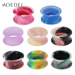 AOEDEJ 3-25mm Silicone Ear Plugs And Tunnels Piercing Expander Piercing Tunnel Ear Tunnels Stretchers Plug oreille Ear Gauges