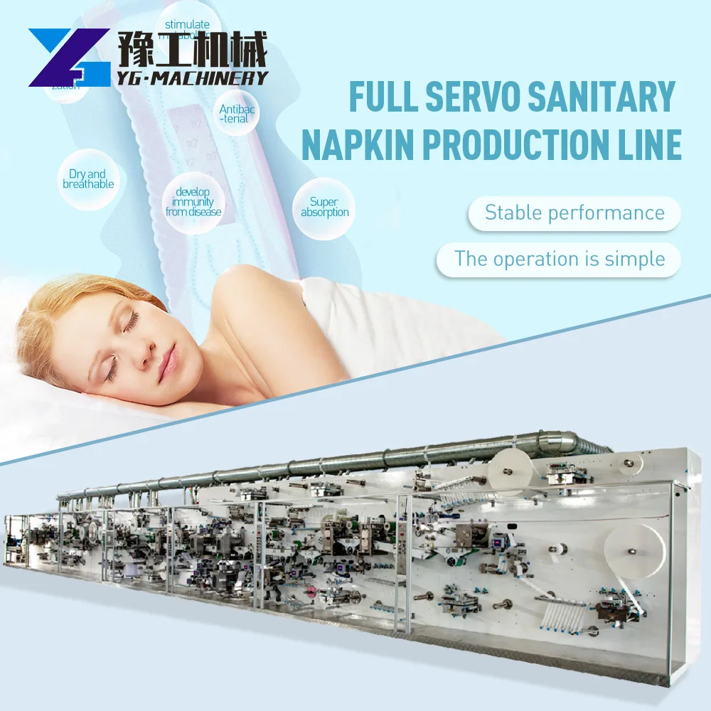 Máquina de fabricación de almohadillas sanitarias desechables, máquina de fabricación de compresas sanitarias, Senetry