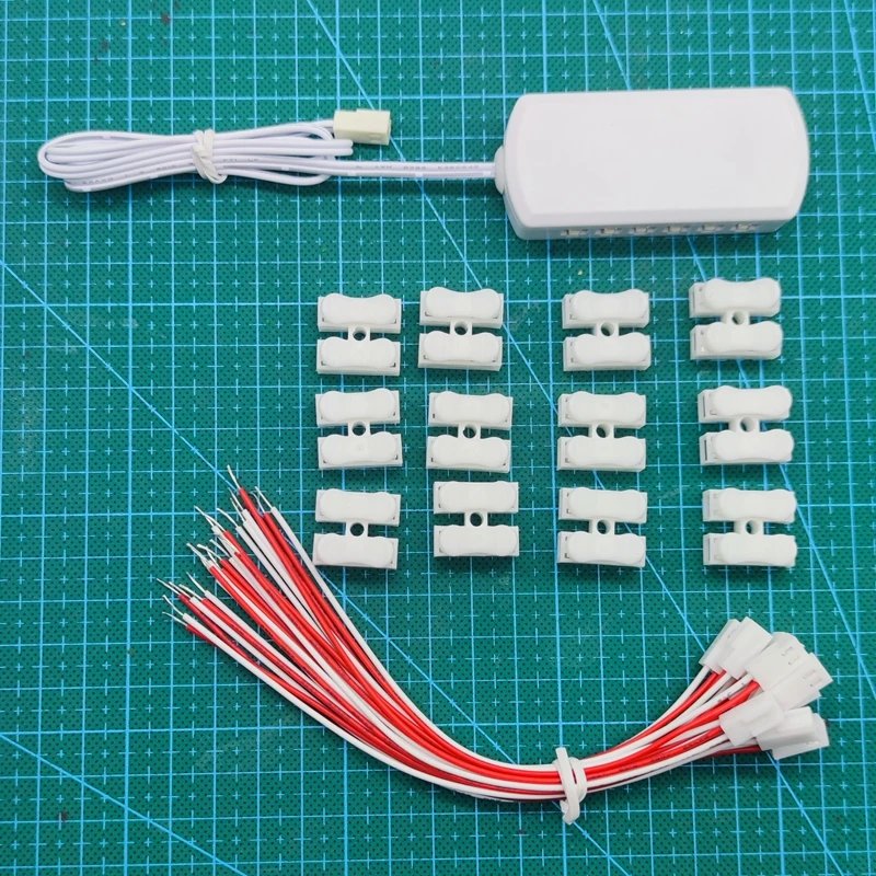 12 Port Sharing Box Set, port distributor, port hub for Scale Model lights connection