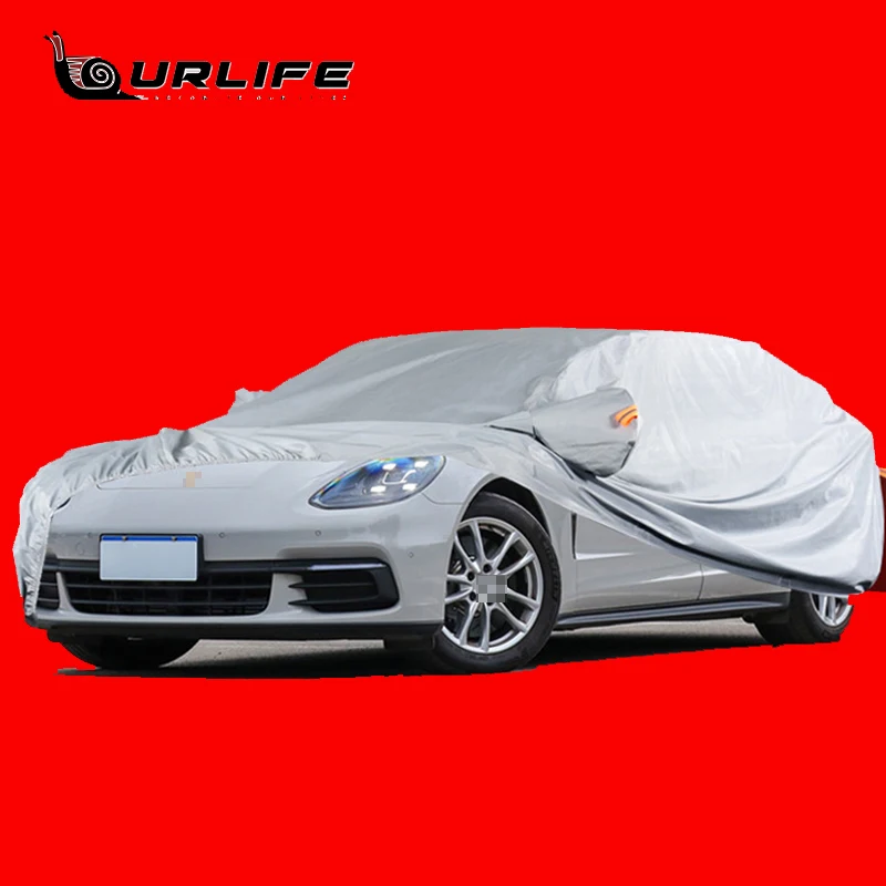 

Cawanerl Full Car Cover SUV Anti UV Rain Sun Snow Frost Oxford cloth Cover Sunshade Dustproof For Porsche Panamera Accessories