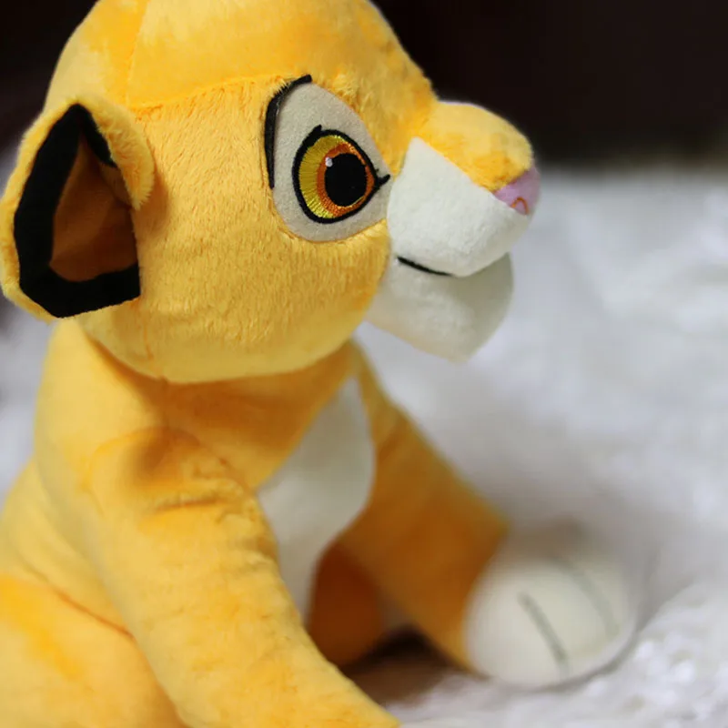 Disney Good Quality The Lion King Sitting Simba Plush Doll Sleep Toys Simba Soft Stuffed Animals Doll for Children Birthday Gift