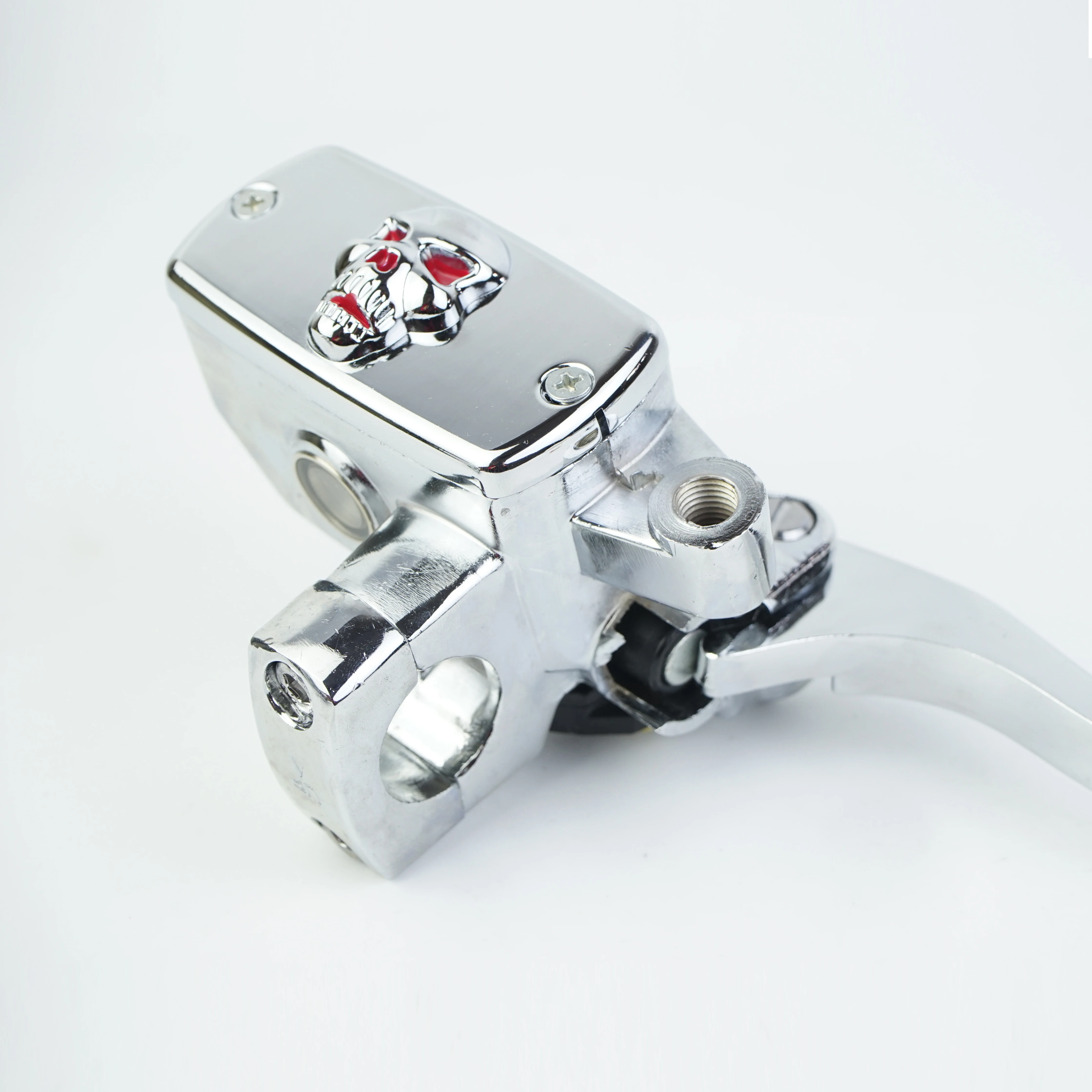 Motorcycle Chrome Brake Clutch Master Cylinder Lever 1\