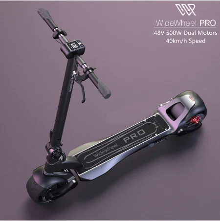 

2020 Mercane Wide Wheel Pro Smart Electric Scooter 48V 1000W Kickscooter Dual Motor scooter Disc Brake Skate board