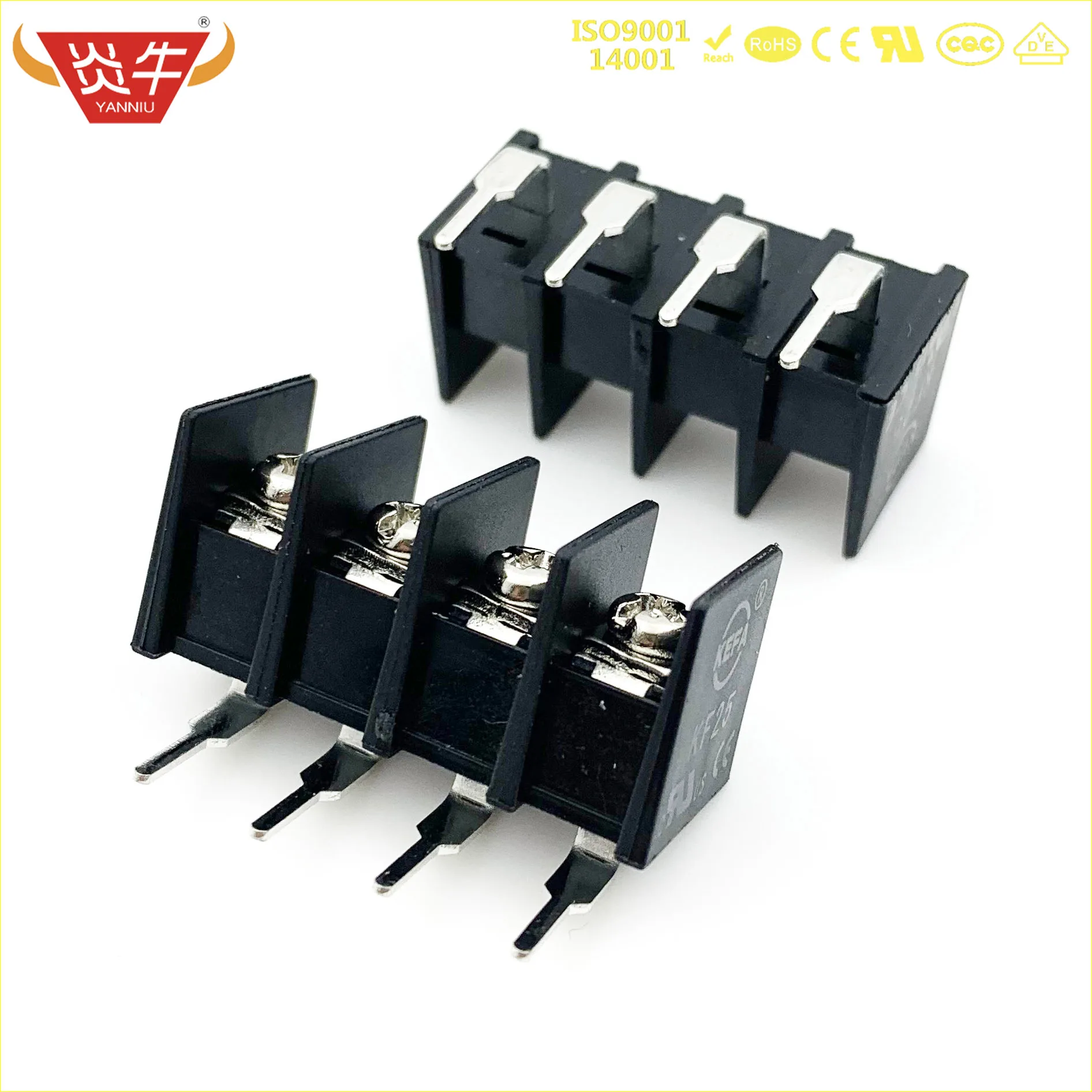 

50Pcs KF25R 7.62 2P ~ 12P PCB CONNECTOR BARRIER TERMINAL BLOCK KF25 DG25 DG25R B 7.62mm 20A/300V PHOENIX CONTACT DEGSON