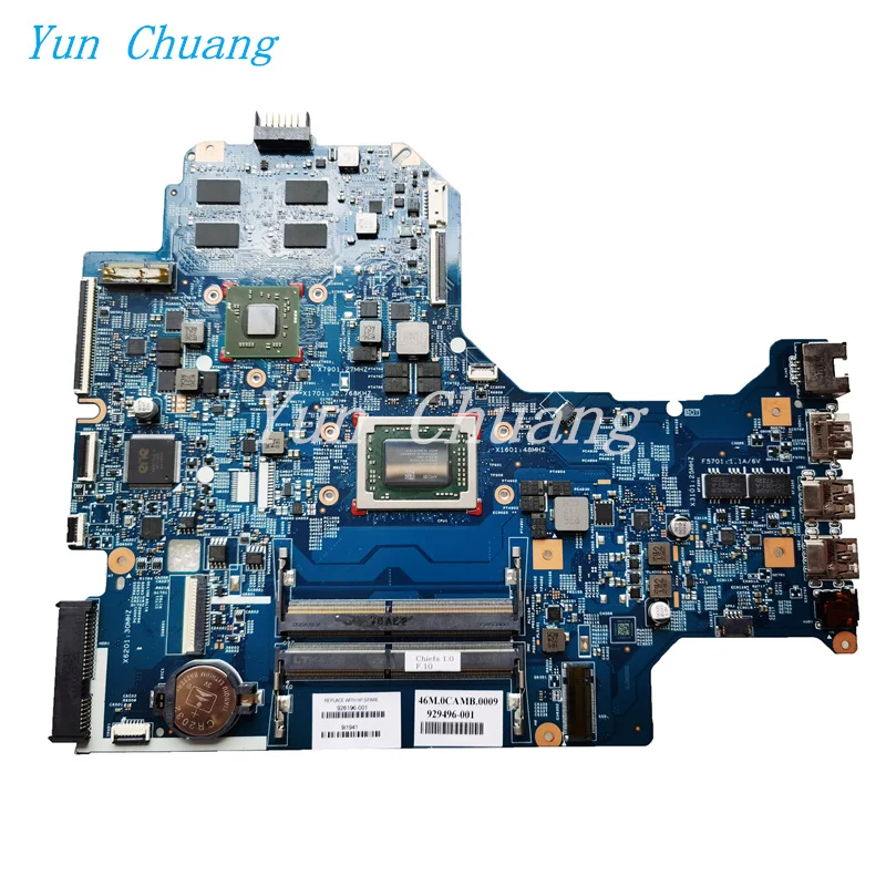 

926196-601 926196-001 For HP 17-AK 17Z-AK000 Laptop Motherboard 16889-1 448.0CA03.0011 With A12-9720P CPU Radeon 530