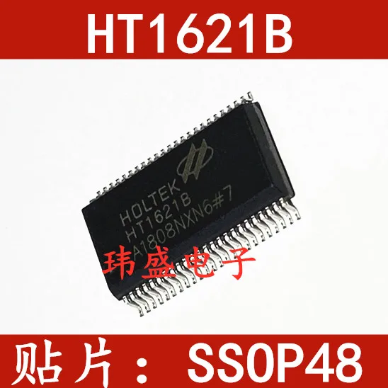 10PCS SSOP48 HT1621B Driver ชิปสต็อก100% ใหม่และต้นฉบับ