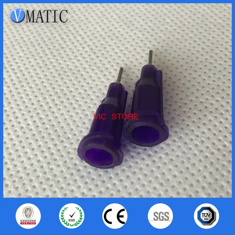 Gratis Verzending Kwaliteitsborging 100Pcs 21G 1/4 ''Inch Rvs Doseren Schroef Spuit Naald Tips