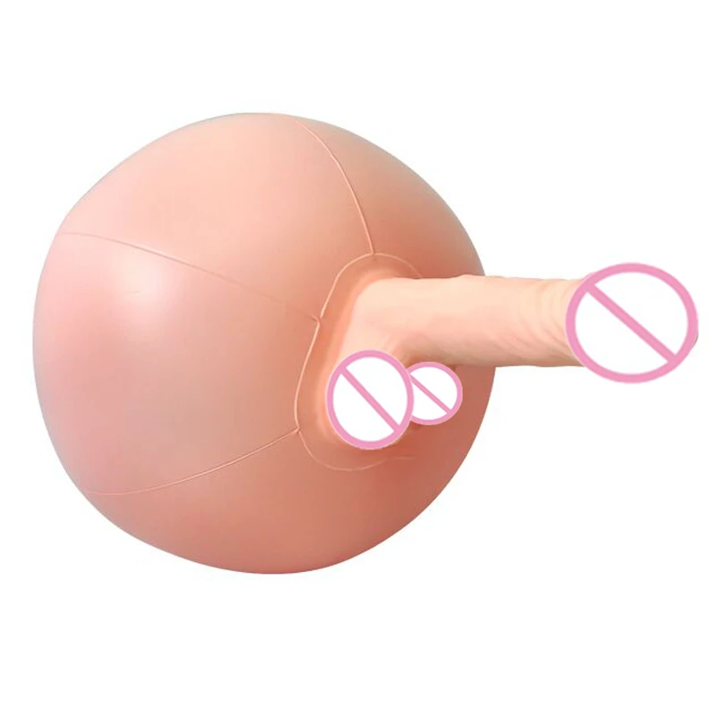 Thierry Rider Rocker Sex Ball with Dildo,Inflatable Ball Sex Furniture Sitting On Sex Toys for Women Adult Products Masturbation