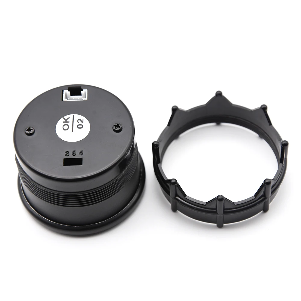 52mm 2 인 1 자동차 레이싱 디지털 전압 + 수온 게이지, 섭씨 40-140 도 온도계 1/8 NPT 센서 조인트 파이프 호스 어댑터