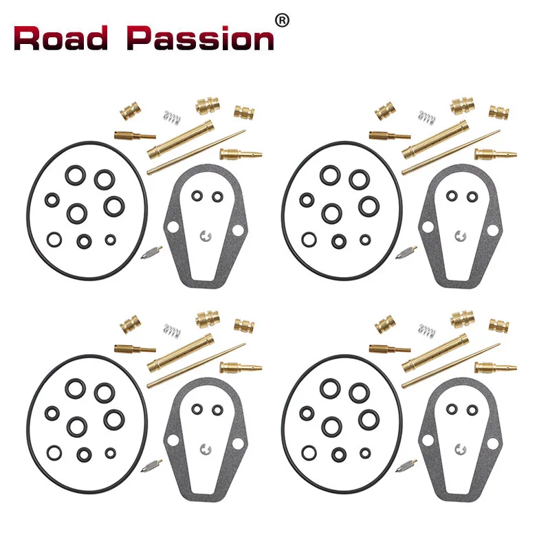 4sets Road Passion Motocycle Parts Carburetor Rebuild Repair Kit for Honda CB500 CB500 Four CB500K Four CB550 Four CB550K