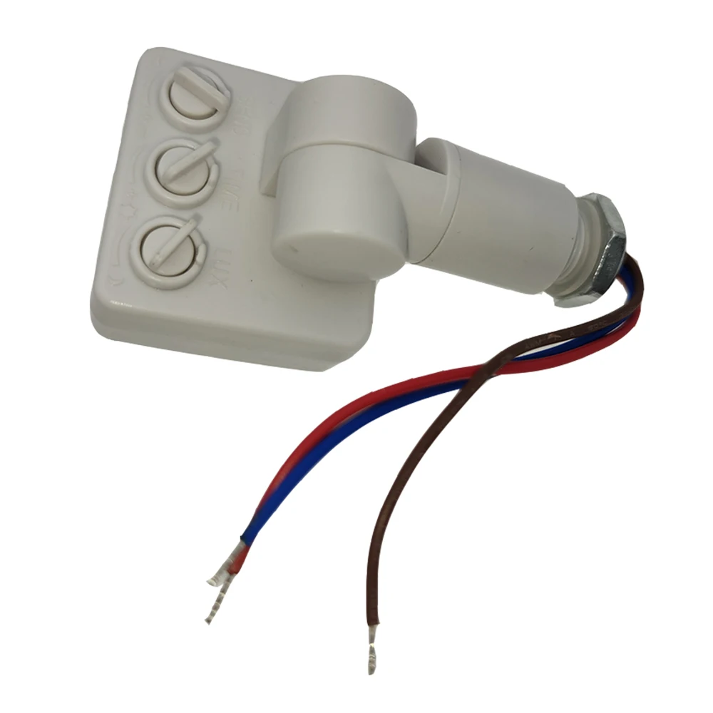 Imagem -06 - Sensor de Movimento Pir para Iluminação Doméstica Interruptor de Luz Infravermelha Sensível Atraso Temporal Exterior e Interior Ip65 110240v