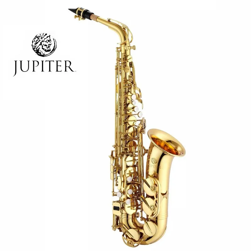 

JUPITER JAS-767 New Arrival Alto Eb Tune Saxophone Brass Musical Instrument Gold Lacquer Sax With Case Mouthpiece Free Shipping