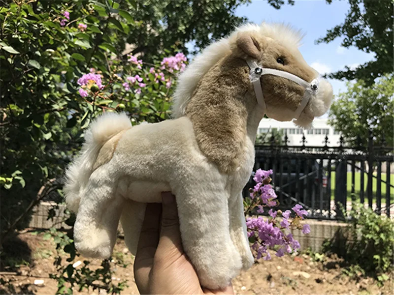 High Quality Horse Plush Toy Stuffed Animal Dolls Kids Birthday Christmas Prince Princess Plush Little Pony Gift Toy