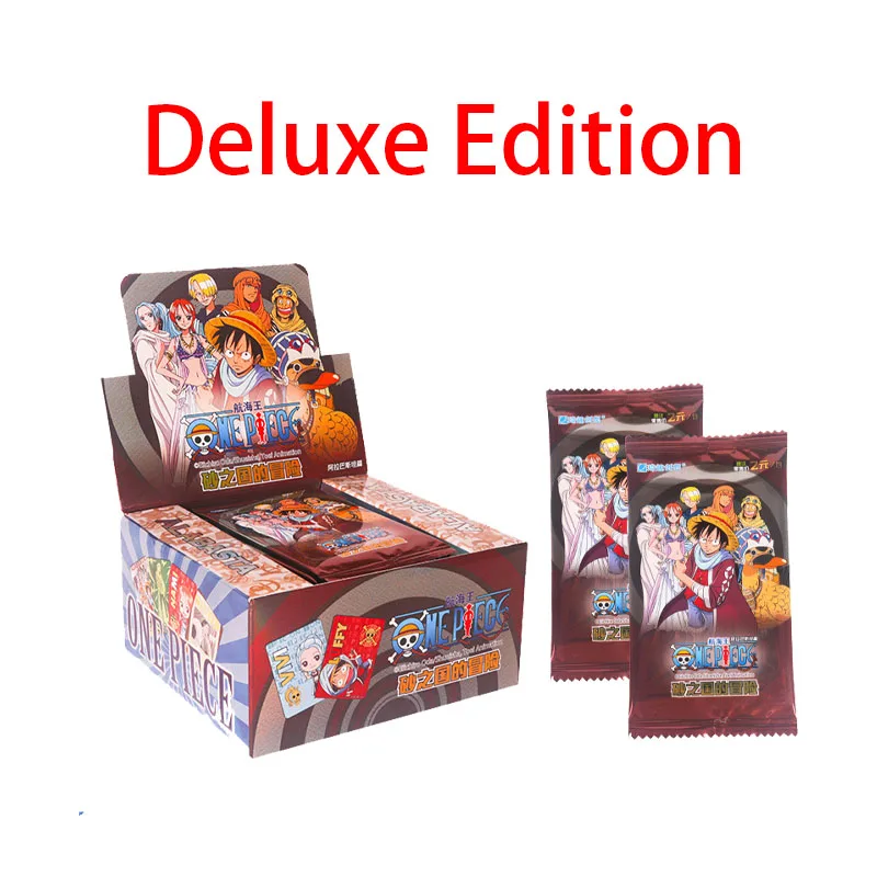 One Piece Anime Figures Bronzing Flash Cards Monkey D. Luffy Collector's Edition Set Collection Cards Toys Gifts for Children