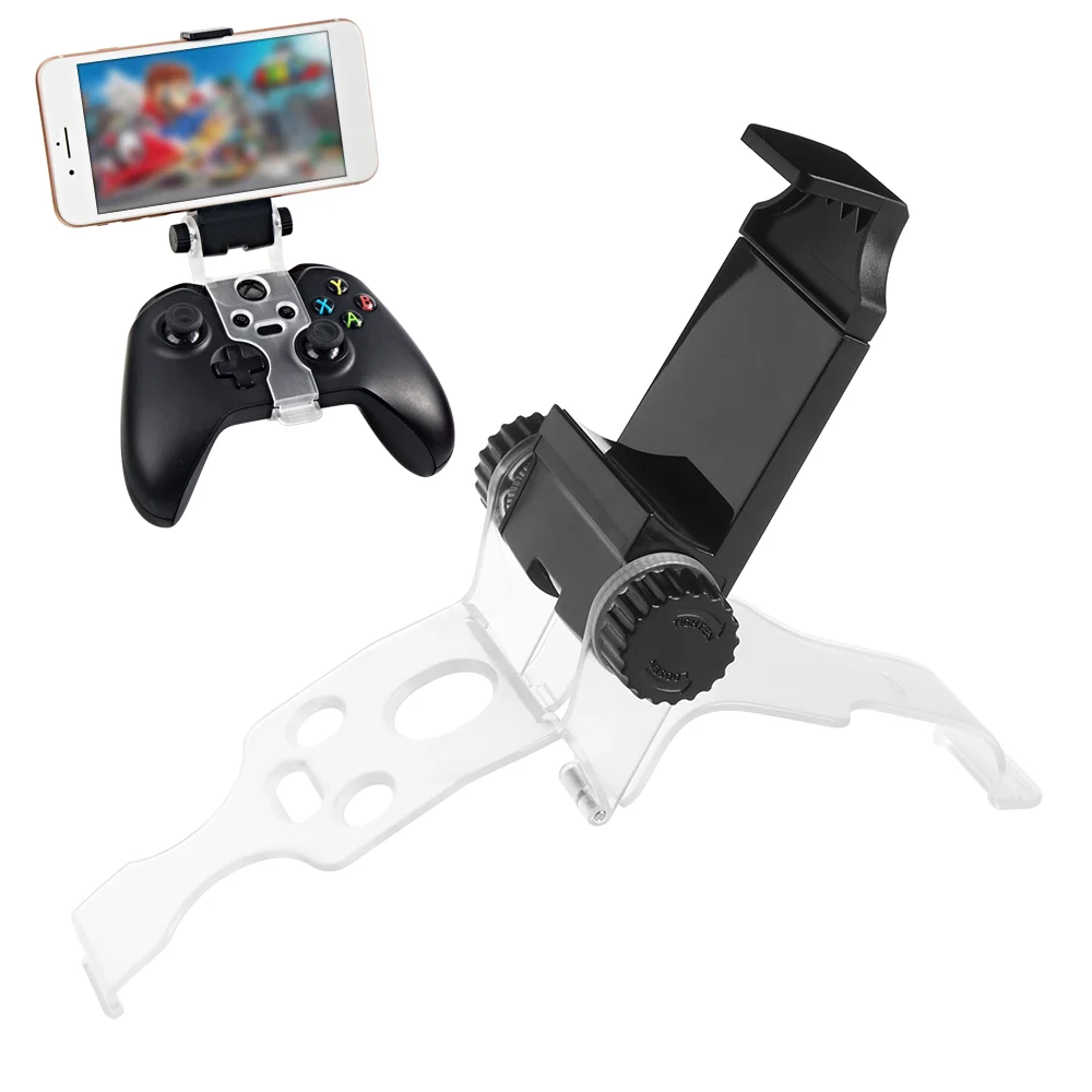 Wireless Controller Holder 180 Degree Adjustable Angle Support 6-Inch Mobile Phone Stand Bracket for X-One Series X Gamepad