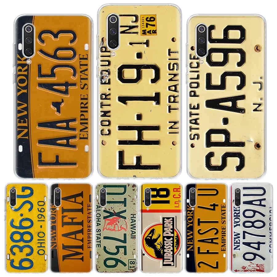 Funny License New York plate number Phone Case For Xiaomi Mi 13 10 12 Lite 11T 11i 11 Ultra 12T Pro 12X 5G 10T 9T 9 8 6X 5X A1 A