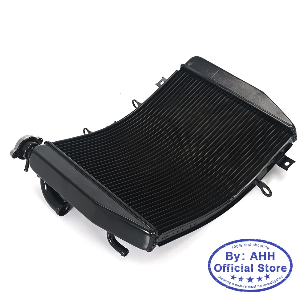 AHH Motorcycle Aluminum Radiator Cooler Cooling Water Tank for Kawasaki NINJA ZX6R 636 ZX-6R 2005 2006 ZX636 ZX600 ZX 6R 05 06