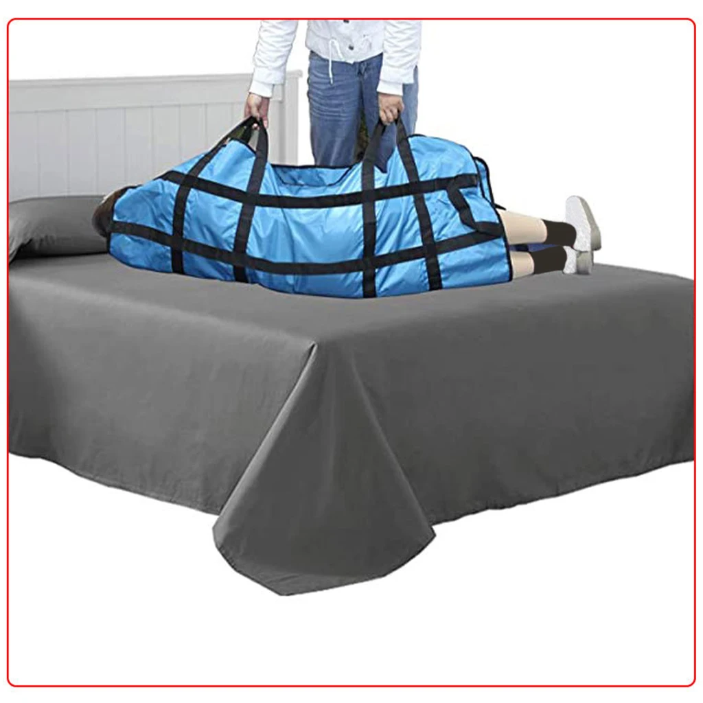 Turn Over Care Belt Devices Sliding Sheet Movement Multipurpose Get up Underpad Bed Transfer with Handles for Adult Bed Patients