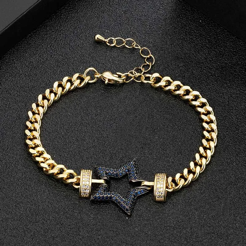 zlxgirl 2021 New arrival Dubai Gold color cooper bracelet & bangle jewelry high zirconia weddin bridal braceletes free shipping