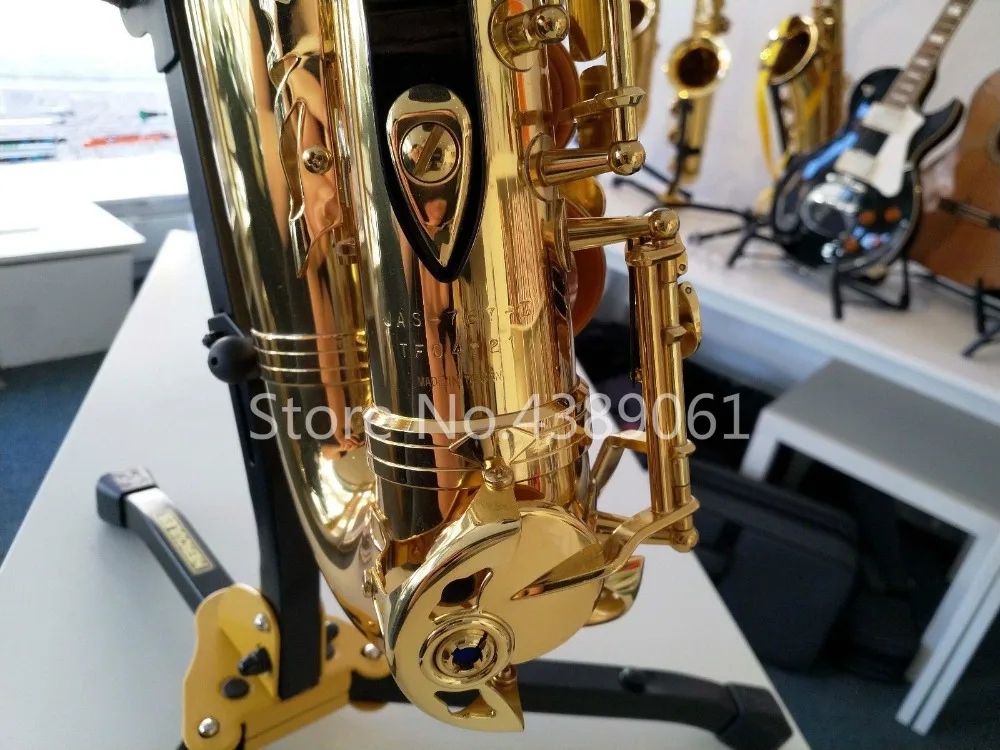 Jupiter JAS-767-II New Eb Alto Saxophone High Quality Brass Gold Lacquer Professional E-flat Music Instruments Sax Free Shipping