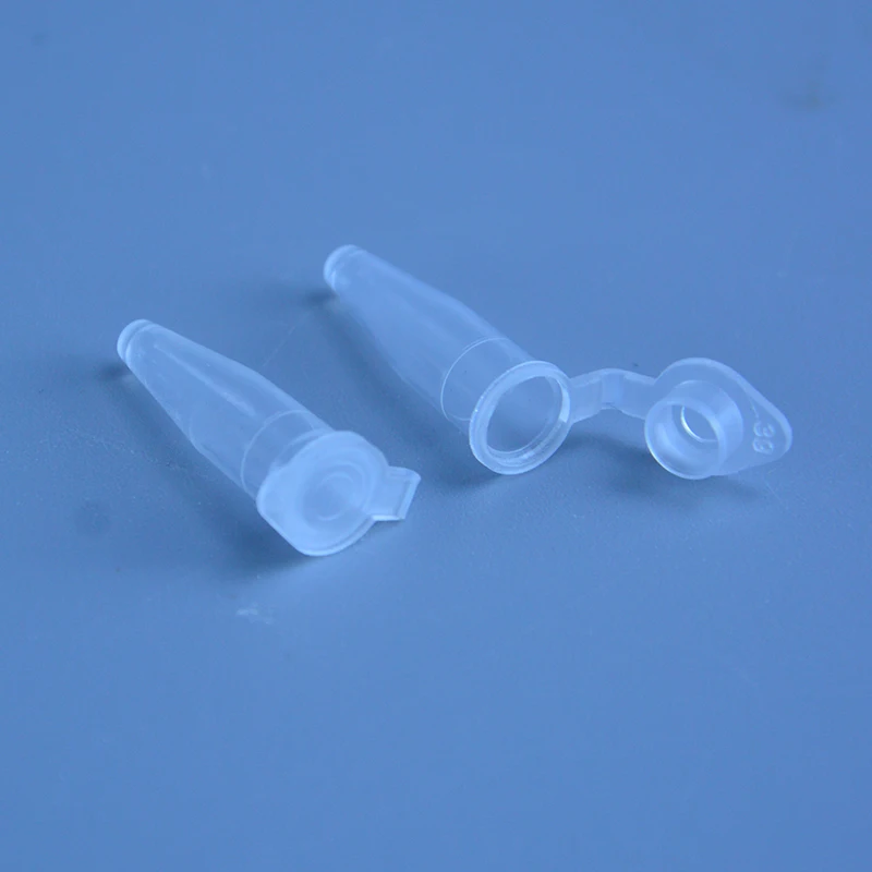 Micro 0,2 Ml Zentrifuge Rohr 50 stücke Test Rohre Transparente Kunststoff Rohr Container Wissenschaft Labor Test Zubehör Deckel