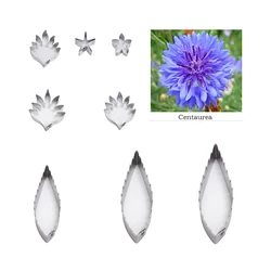 Cornflower  fondant sugar flower cutters baking cake decorations Polymer Clay Cold Porcelain gumpaste tools